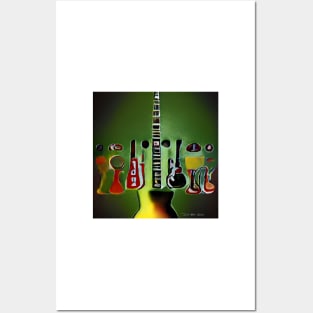 Guitar 6 Posters and Art